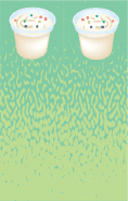 Ice Cream Sprinkles Green Bookmark