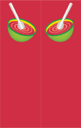 Mixing Bowl Red Bookmark