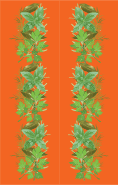 Orange Herbs Bookmark