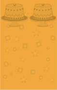 Orange Pedestal Cake Bookmark