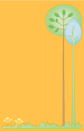 Orange Trees Bookmark