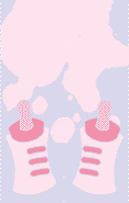 Pink Baby Bottle Purple Bookmark