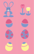 Pink Bunny Bookmark