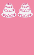 Pink Tiered Cake Bookmark
