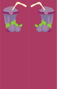 Plum Drink Bookmark