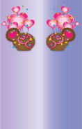 Purple Heart Balloons Bookmark