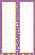 Purple Yellow Border Bookmark