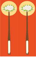 Red Chopsticks Bookmark