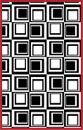 Red Squares Bookmark