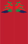 Red Veggies Bookmark