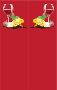 Red Wine Cheese Bookmark