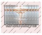Religious Bookplate Jesus Crucified