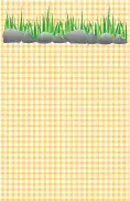 Rocks Yellow Gingham Bookmark