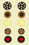 Several Cookies Yellow Bookmark