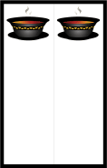 Soup Black Border Bookmark
