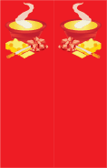 Soup Cheese Red Bookmark
