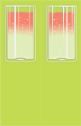 Tall Drink Green Bookmark