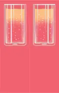 Tall Drink Pink Bookmark
