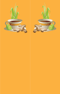 Tea Ginger Orange Bookmark