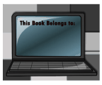 Technology Bookplate Computer
