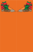 Vegetables Orange Bookmark