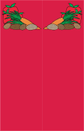 Vegetables Red Bookmark