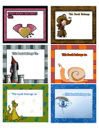 Western Romance And Fantasy Bookplates Assorted