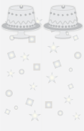 White Pedestal Cake Bookmark