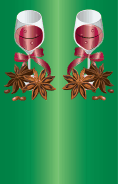 Wine Green Bookmark