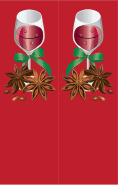 Red Wine Bookmark