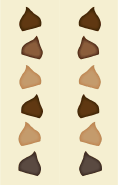 Yellow Chocolate Chips Bookmark