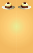 Yellow Dessert Bookmark