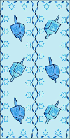 Hanukkah Bookmark